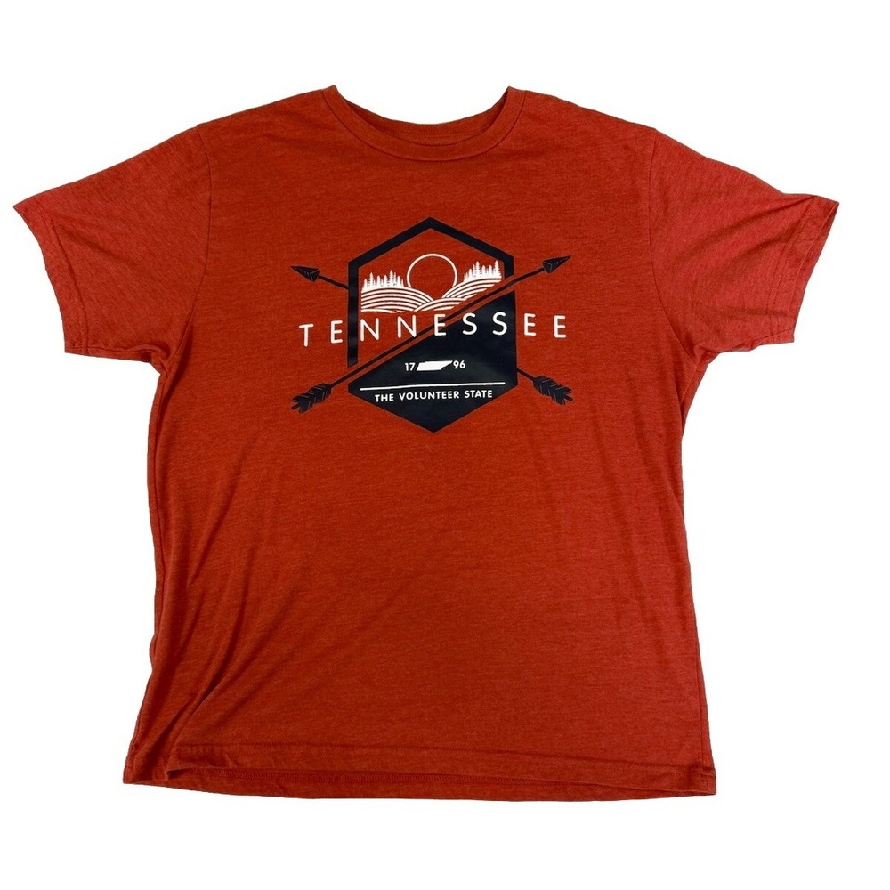 Tennessee Short Sleeve T Shirt M Orange The Volunteer State EST 1796